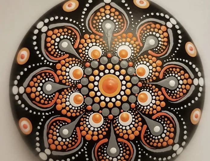 Meditativ Punkt Kunst Mandala Kurs