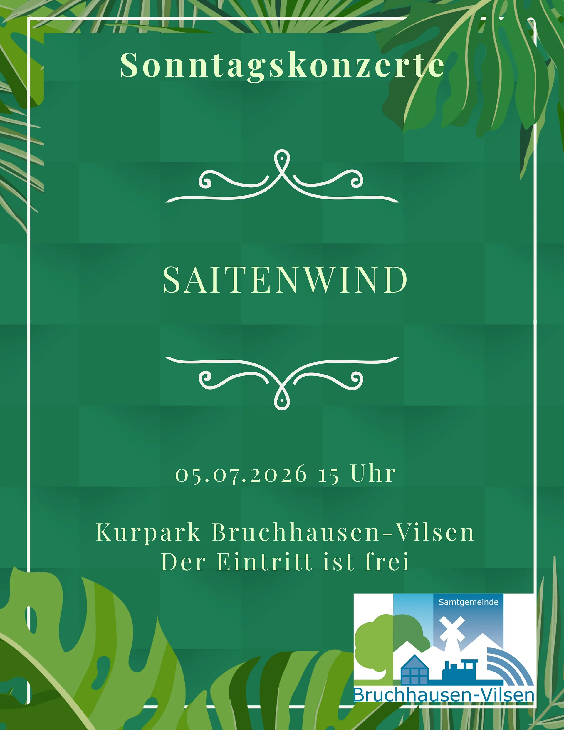 Sonntagskonzert mit Saitenwind