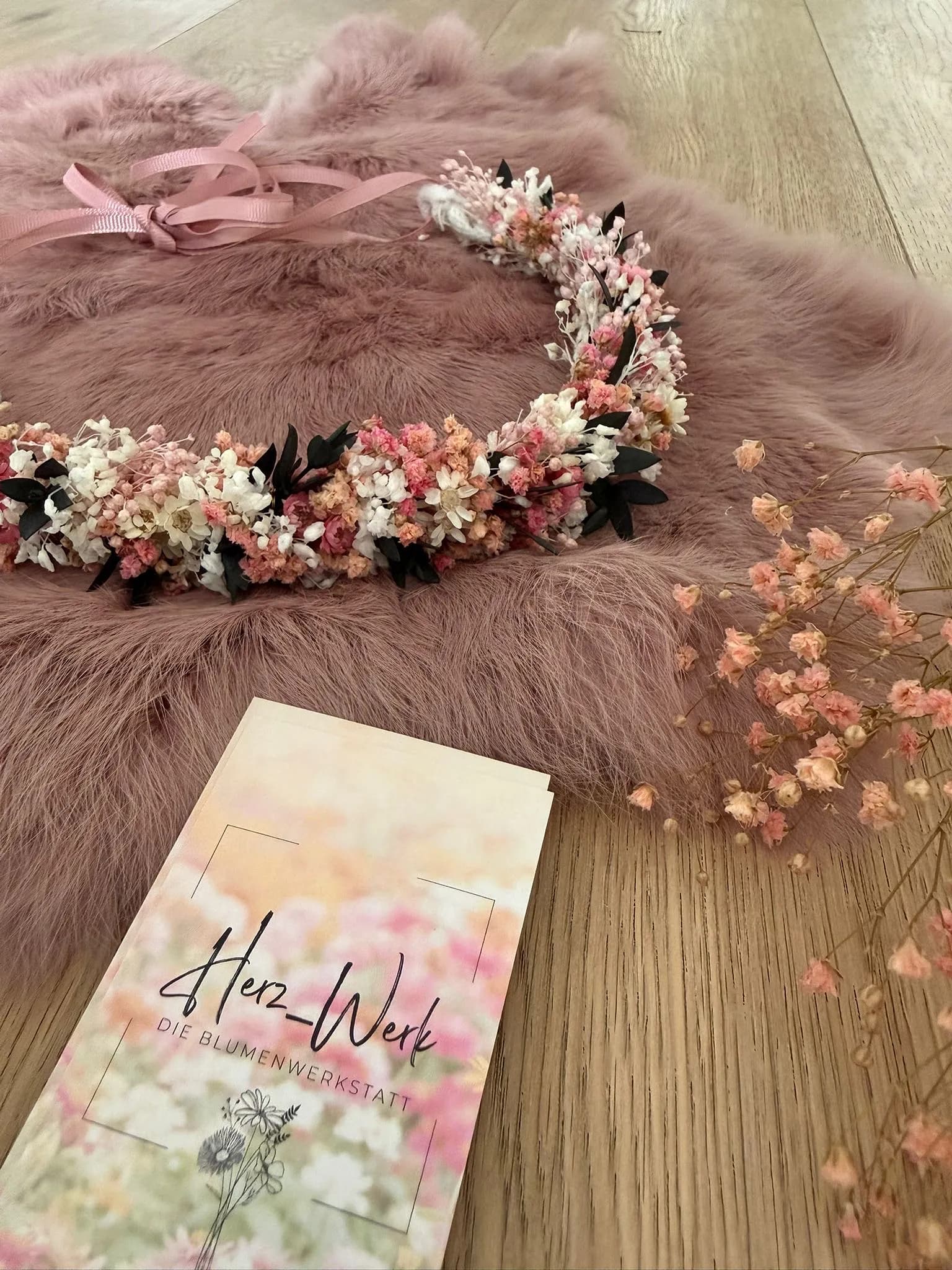 Haarkranz - Kinderworkshop - Trockenblumen