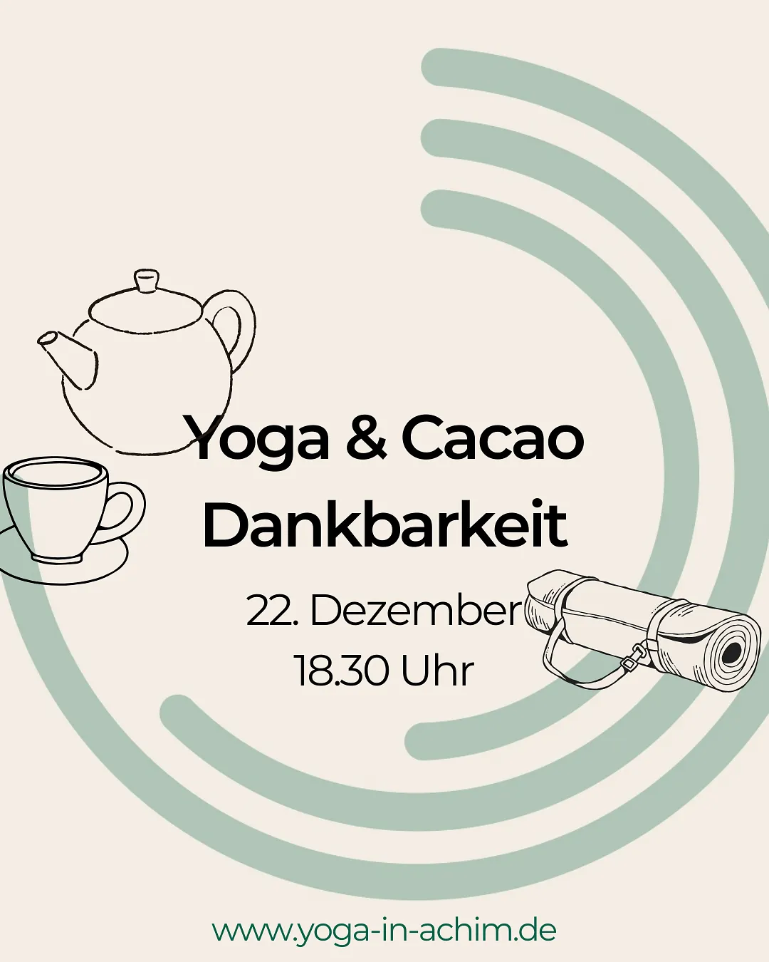 Yoga & Cacao in Dankbarkeit
