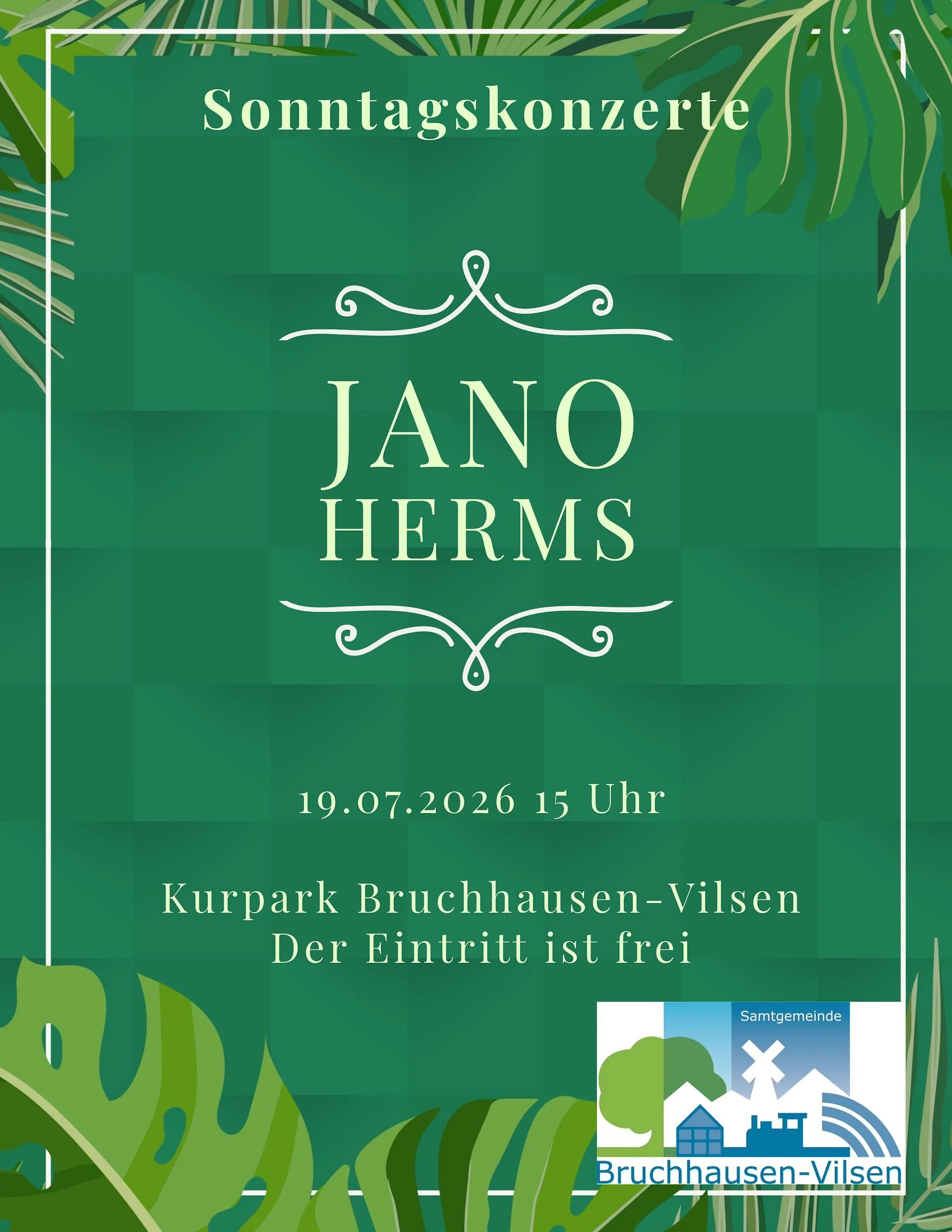 Sonntagskonzert mit Jano Herms