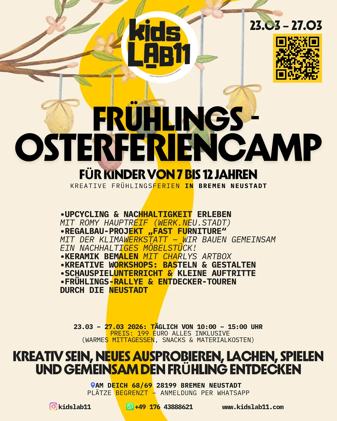Frühlings-Osterferiencamp vom 23.3. - 27.3.2026